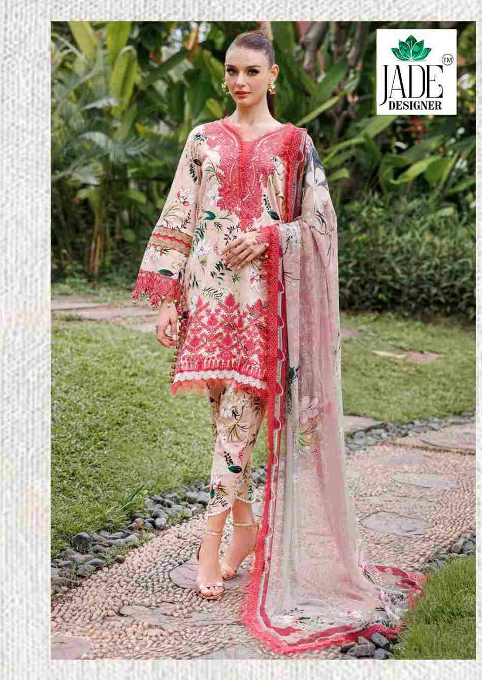 Crimsons Vol-12 By Jade 12001 To 12006 Series Beautiful Festive Suits Colorful Stylish Fancy Casual Wear & Ethnic Wear Pure Lawn Cotton Embroidered Dresses At Wholesale Price