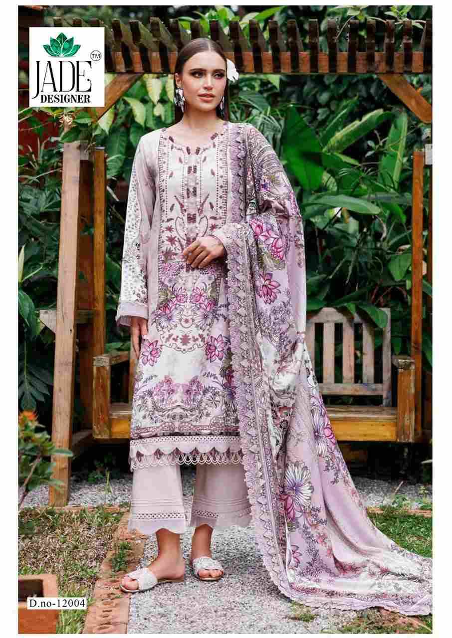 Crimsons Vol-12 By Jade 12001 To 12006 Series Beautiful Festive Suits Colorful Stylish Fancy Casual Wear & Ethnic Wear Pure Lawn Cotton Embroidered Dresses At Wholesale Price