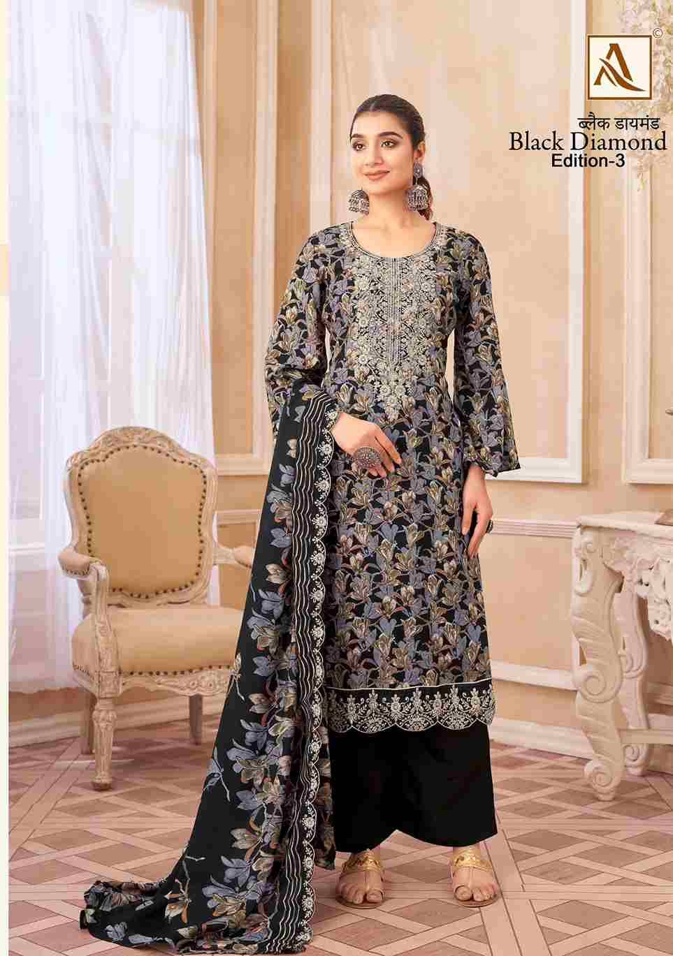 Black Diamond Vol-3 By Alok Suit 1715-001 To 1715-008 Series Beautiful Festive Suits Colorful Stylish Fancy Casual Wear & Ethnic Wear Pure Rayon Dresses At Wholesale Price