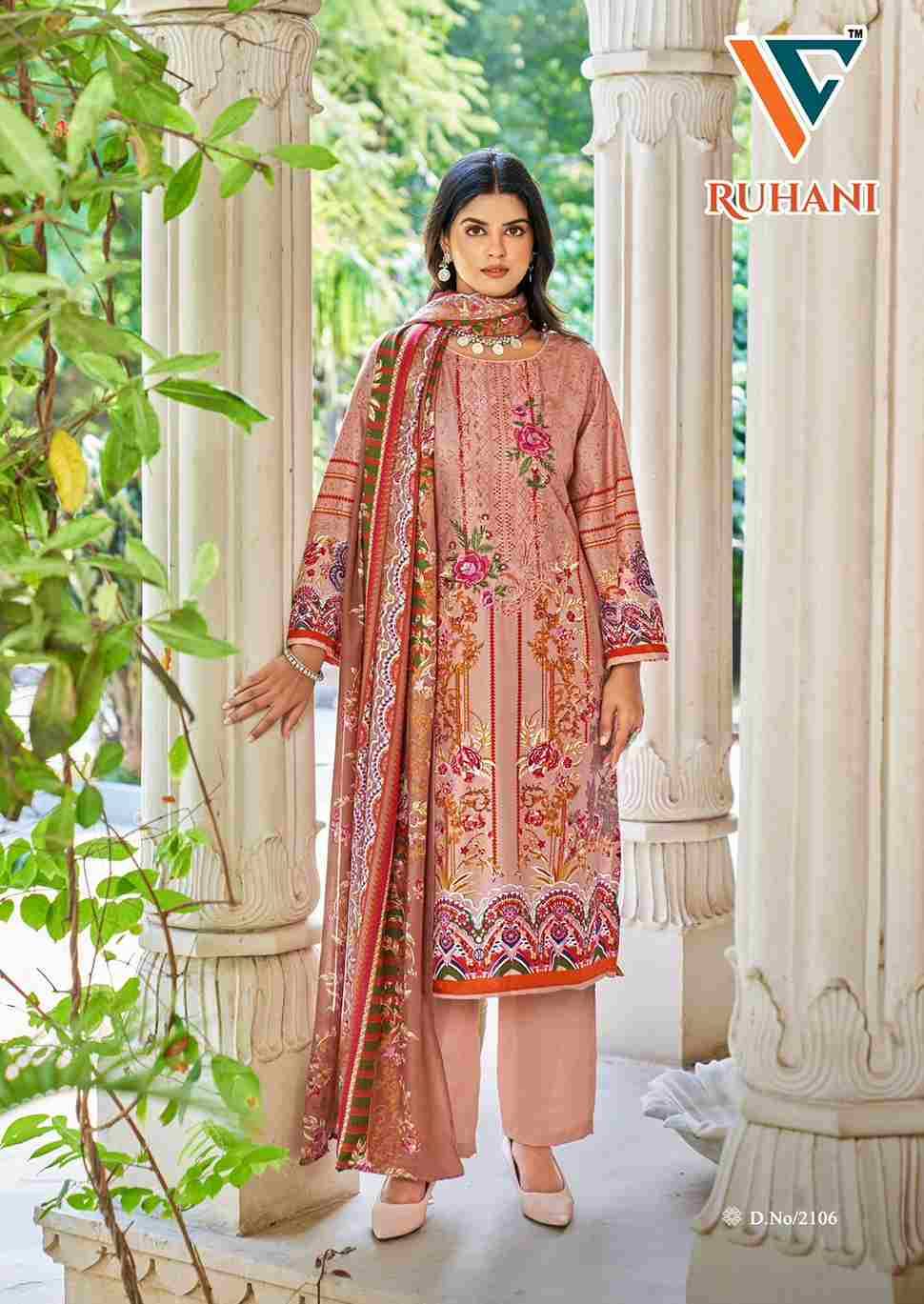 Ruhani Vol-21 By Vandana Fashion 2101 To 2108 Series Beautiful Festive Suits Stylish Fancy Colorful Casual Wear & Ethnic Wear Cotton Print Dresses At Wholesale Price