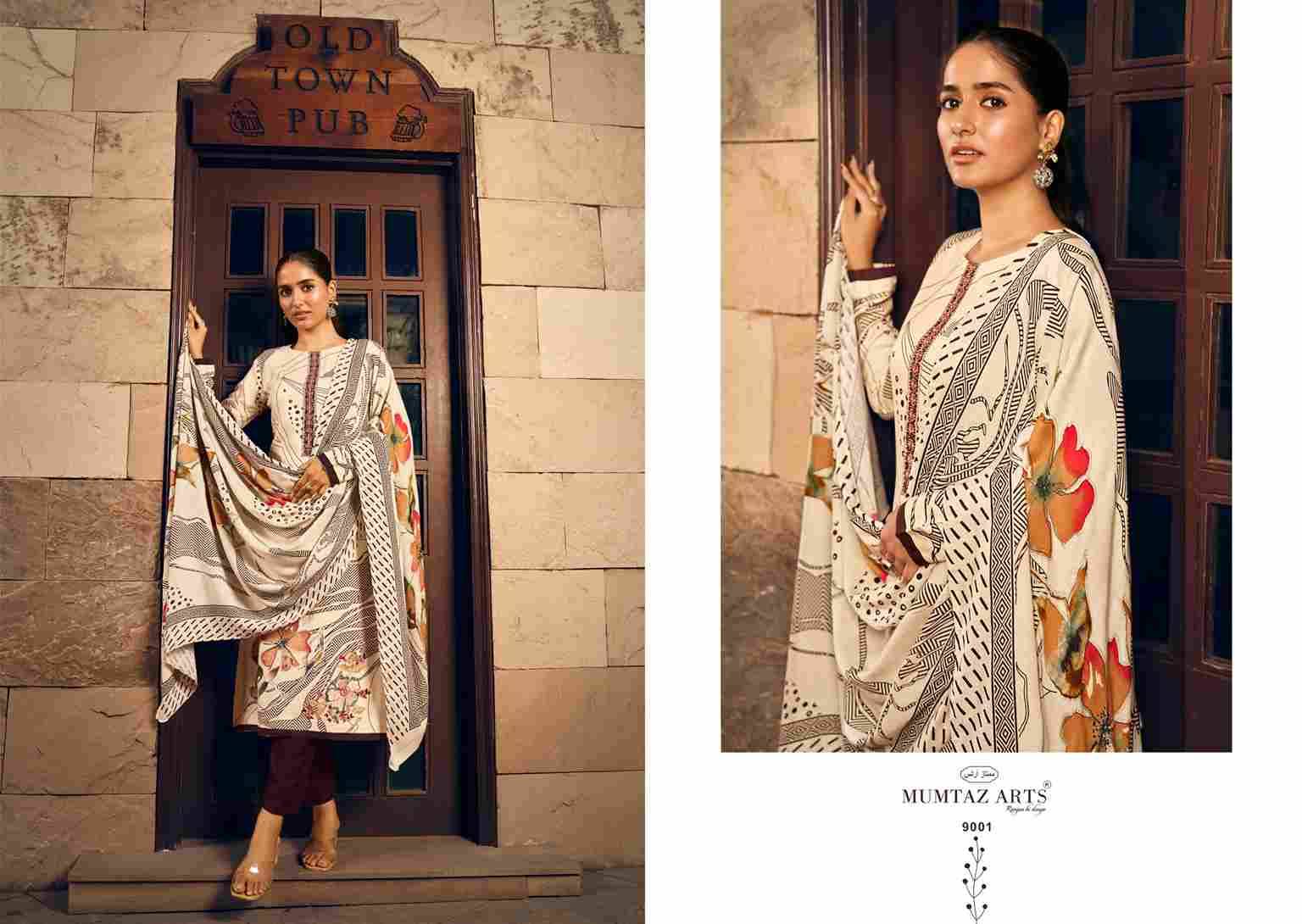 Tannah By Mumtaz Arts 9001 To 9004 Series Beautiful Festive Suits Colorful Stylish Fancy Casual Wear & Ethnic Wear Pure Viscose Pashmina Print Dresses At Wholesale Price