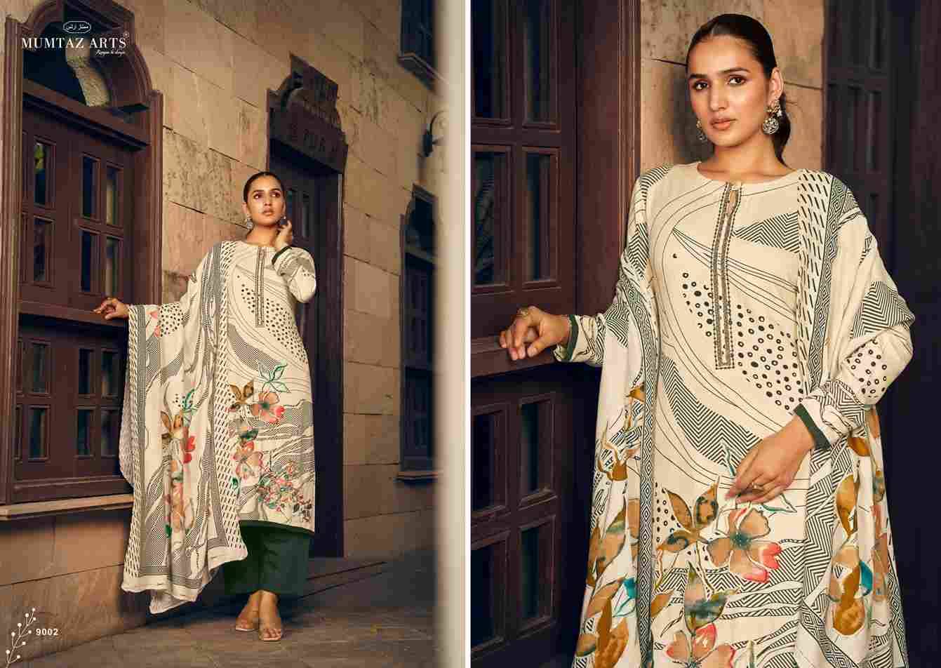 Tannah By Mumtaz Arts 9001 To 9004 Series Beautiful Festive Suits Colorful Stylish Fancy Casual Wear & Ethnic Wear Pure Viscose Pashmina Print Dresses At Wholesale Price