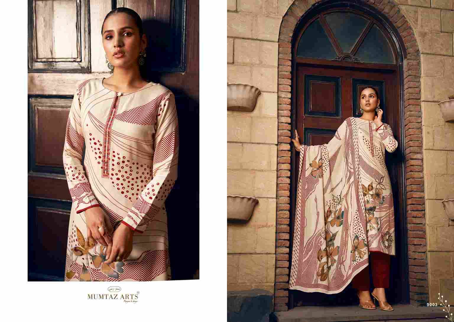 Tannah By Mumtaz Arts 9001 To 9004 Series Beautiful Festive Suits Colorful Stylish Fancy Casual Wear & Ethnic Wear Pure Viscose Pashmina Print Dresses At Wholesale Price