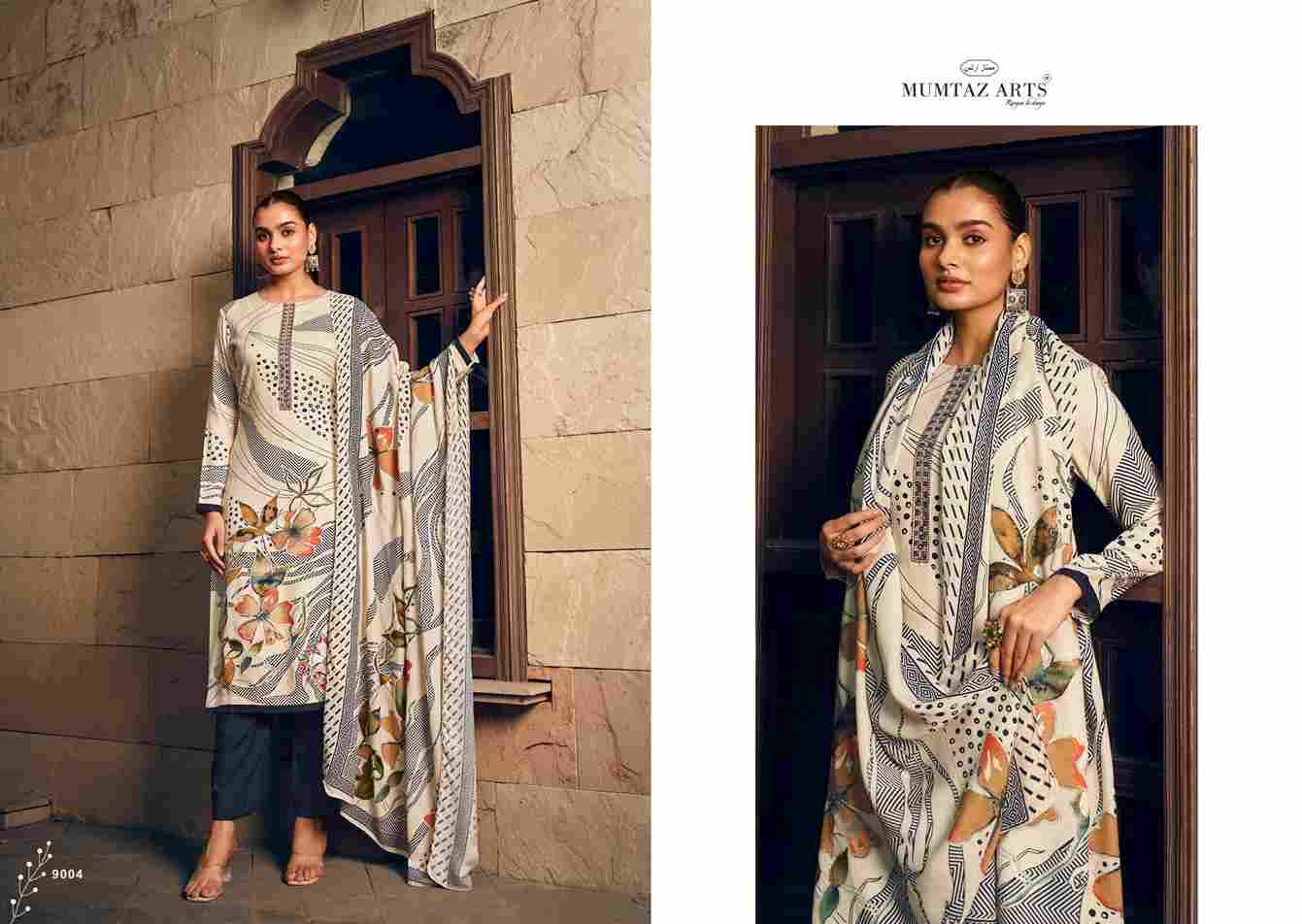 Tannah By Mumtaz Arts 9001 To 9004 Series Beautiful Festive Suits Colorful Stylish Fancy Casual Wear & Ethnic Wear Pure Viscose Pashmina Print Dresses At Wholesale Price