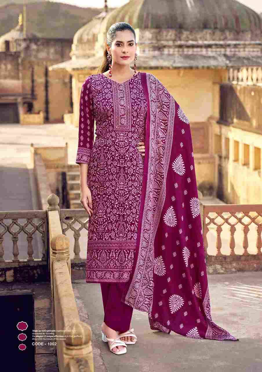 Gulbahar By Roli Moli 1001 To 1008 Series Beautiful Stylish Festive Suits Fancy Colorful Casual Wear & Ethnic Wear & Ready To Wear Pashmina Dresses At Wholesale Price