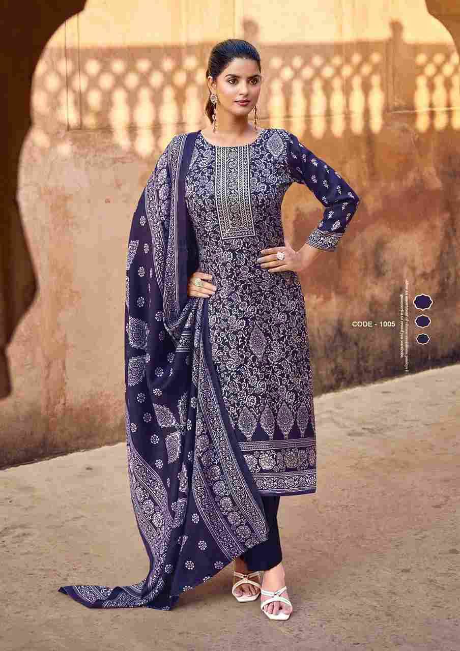 Gulbahar By Roli Moli 1001 To 1008 Series Beautiful Stylish Festive Suits Fancy Colorful Casual Wear & Ethnic Wear & Ready To Wear Pashmina Dresses At Wholesale Price