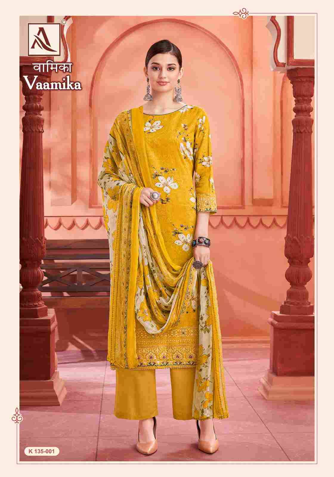 Vaamika By Alok Suit 135-001 To 135-004 Series Beautiful Festive Suits Stylish Fancy Colorful Casual Wear & Ethnic Wear Pure Jam Print Dresses At Wholesale Price