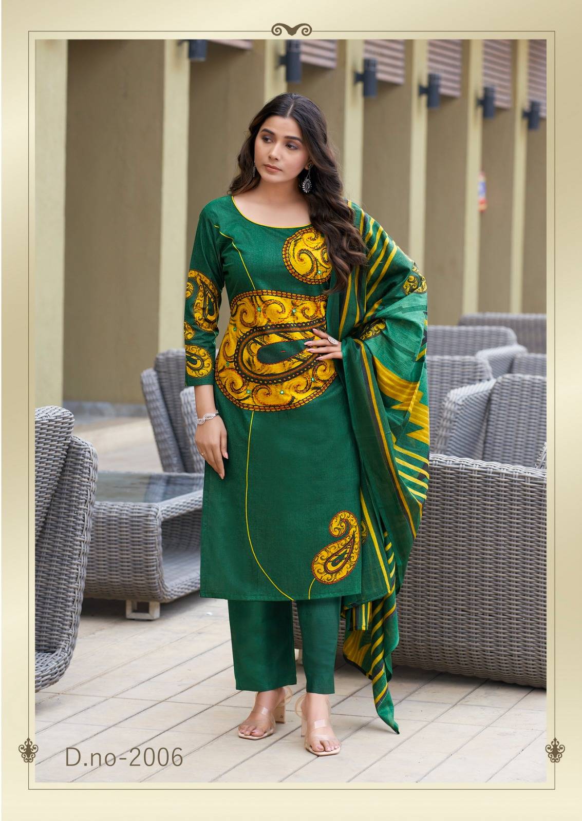 Dua Vol-2 By Yashika Trends 2001 To 2008 Series Beautiful Festive Suits Colorful Stylish Fancy Casual Wear & Ethnic Wear Pure Cotton Print Dresses At Wholesale Price