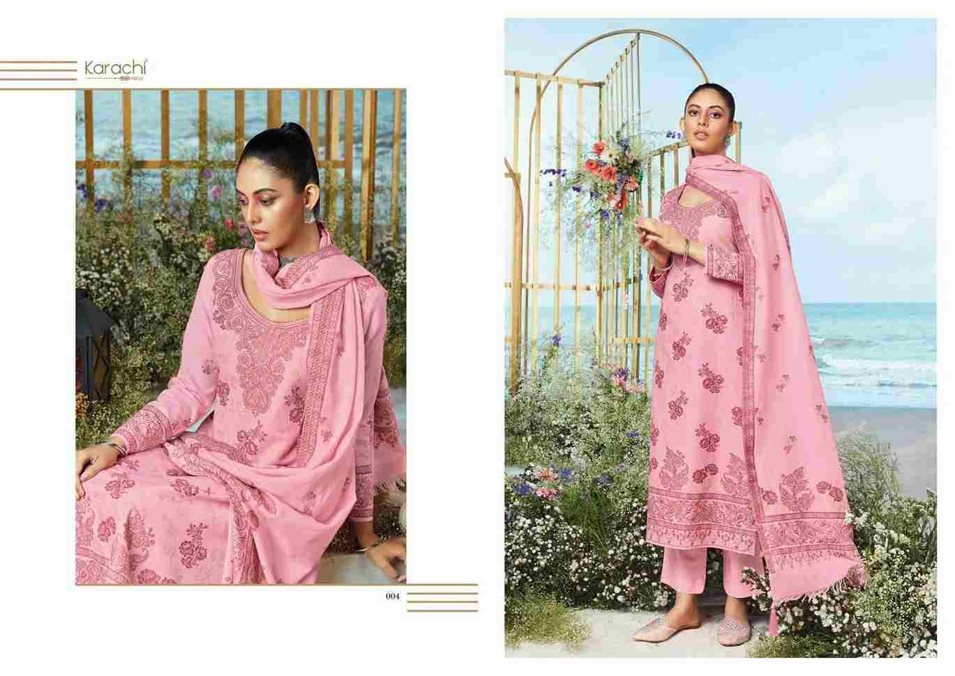 Elinor By Karachi Prints 001 To 006 Series Festive Suits Beautiful Fancy Colorful Stylish Party Wear & Occasional Wear Pure Lawn Cotton Jacquard Dresses At Wholesale Price