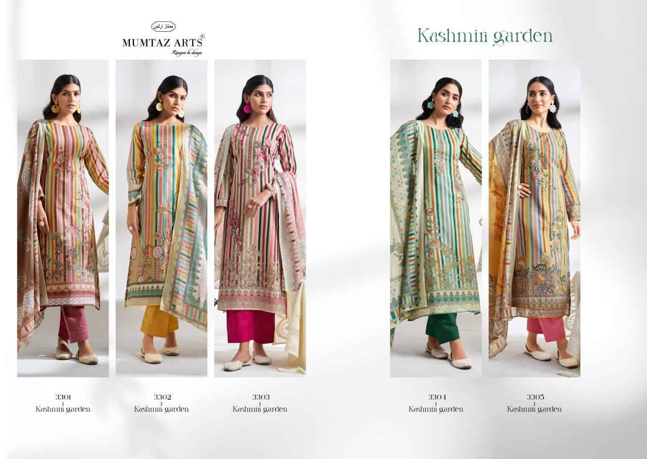 Kashmiri Garden By Mumtaz Arts 3301 To 3305 Series Beautiful Festive Suits Colorful Stylish Fancy Casual Wear & Ethnic Wear Pure Cambric Cotton Print Dresses At Wholesale Price