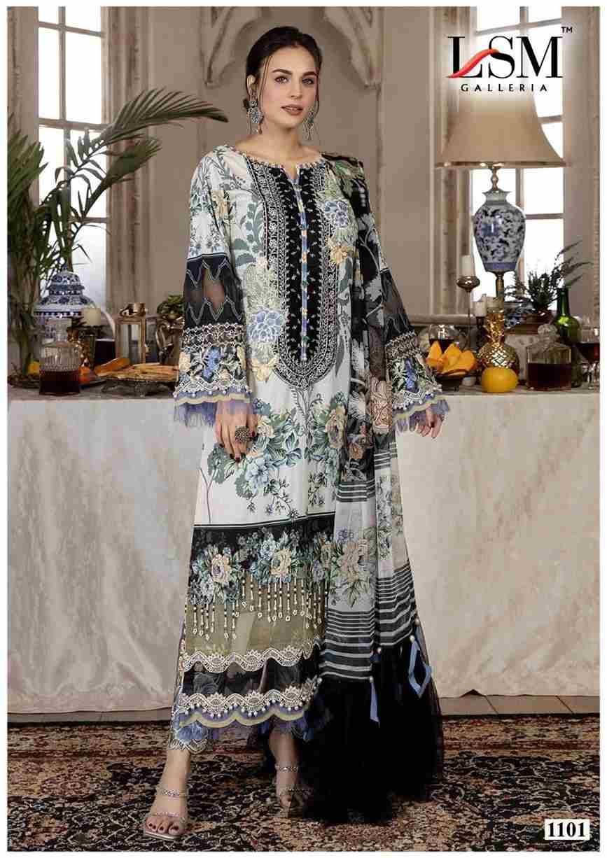 Parian Dream Vol-11 By Lsm Galleria 1101 To 1106 Series Beautiful Festive Suits Colorful Stylish Fancy Casual Wear & Ethnic Wear Pure Lawn Print With Work Dresses At Wholesale Price