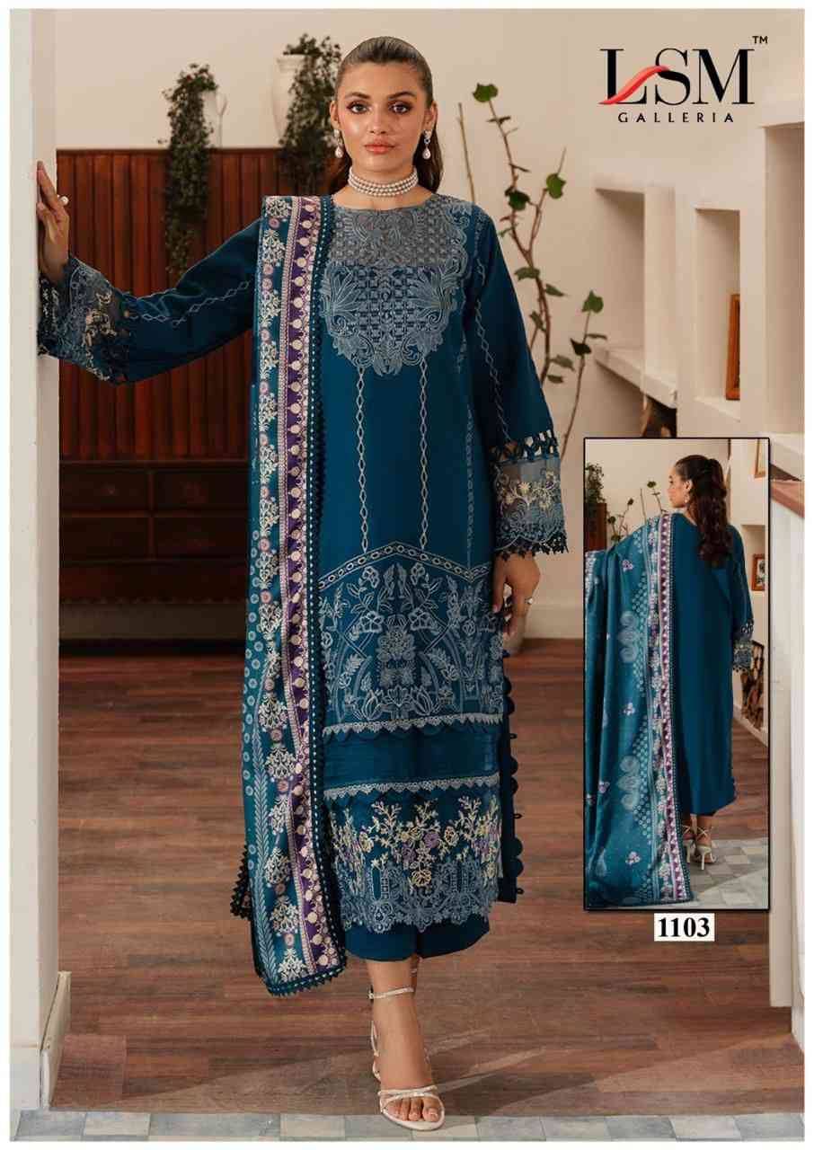 Parian Dream Vol-11 By Lsm Galleria 1101 To 1106 Series Beautiful Festive Suits Colorful Stylish Fancy Casual Wear & Ethnic Wear Pure Lawn Print With Work Dresses At Wholesale Price