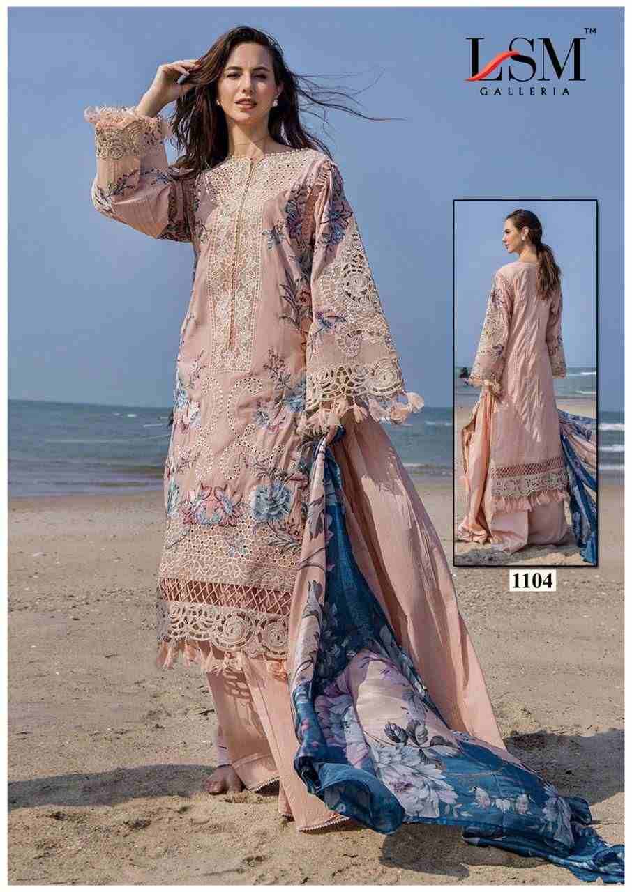 Parian Dream Vol-11 By Lsm Galleria 1101 To 1106 Series Beautiful Festive Suits Colorful Stylish Fancy Casual Wear & Ethnic Wear Pure Lawn Print With Work Dresses At Wholesale Price