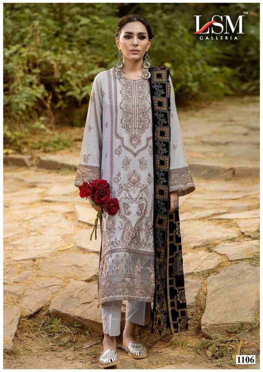 Parian Dream Vol-11 By Lsm Galleria 1101 To 1106 Series Beautiful Festive Suits Colorful Stylish Fancy Casual Wear & Ethnic Wear Pure Lawn Print With Work Dresses At Wholesale Price