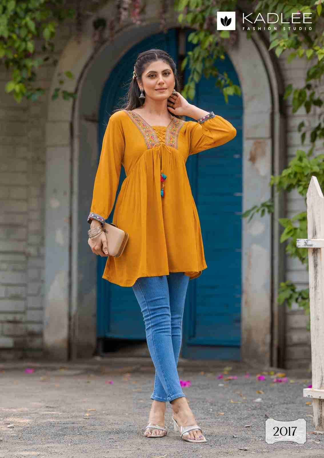 Centuri Vol-3 By Kadlee 2013 To 2018 Series Designer Stylish Fancy Colorful Beautiful Party Wear & Ethnic Wear Collection Heavy Rayon Tops At Wholesale Price