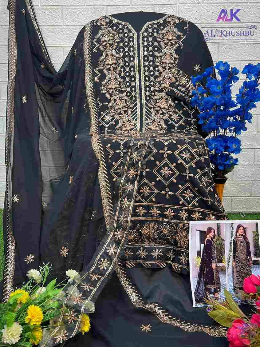 Afifa Vol-3 By Al Khushbu 6018 To 6020 Series Beautiful Pakistani Suits Colorful Stylish Fancy Casual Wear & Ethnic Wear Faux Georgette Dresses At Wholesale Price