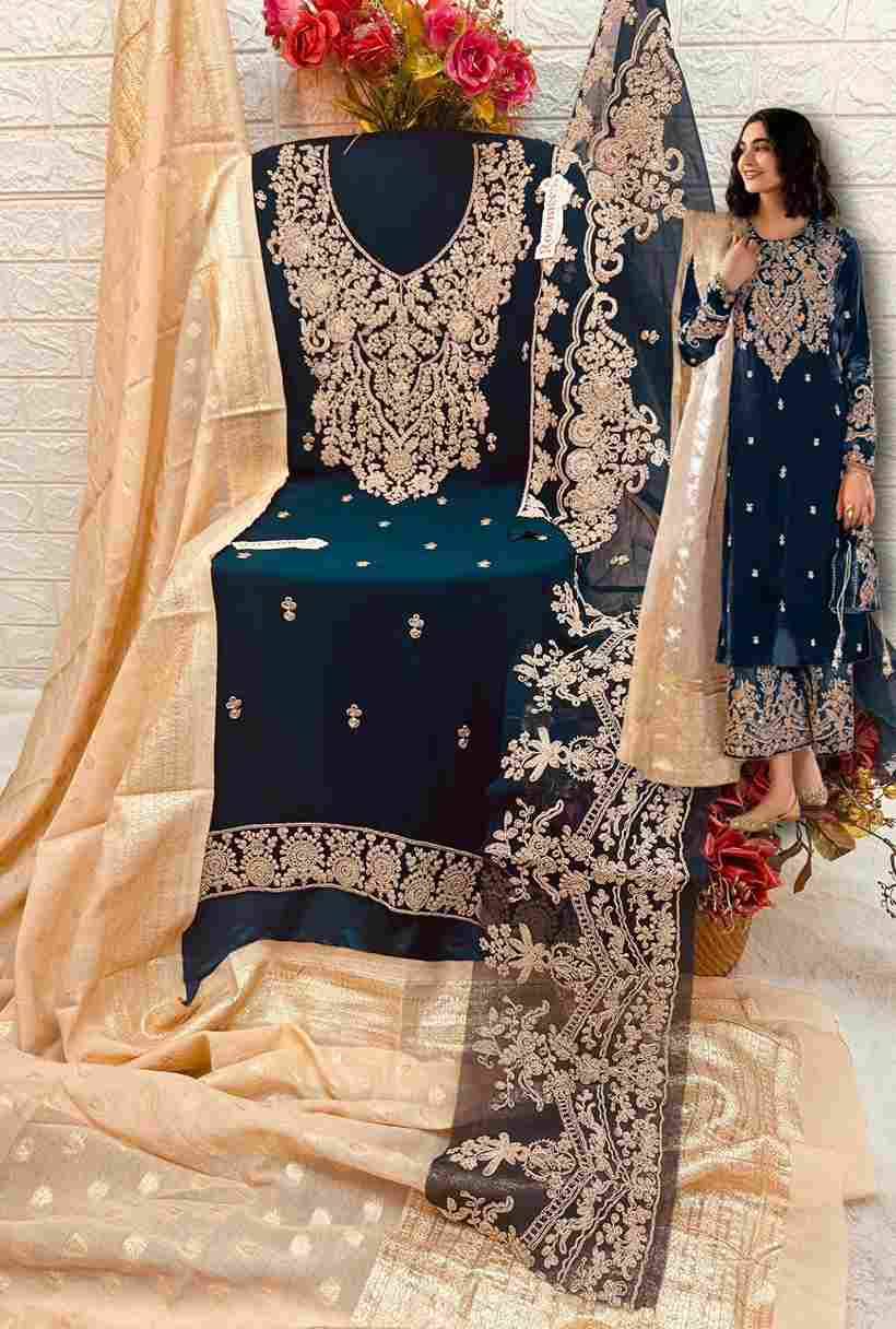 Fepic 5432 Colours By Fepic 5432-A To 5432-C Series Beautiful Pakistani Suits Colorful Stylish Fancy Casual Wear & Ethnic Wear Georgette Embroidered Dresses At Wholesale Price