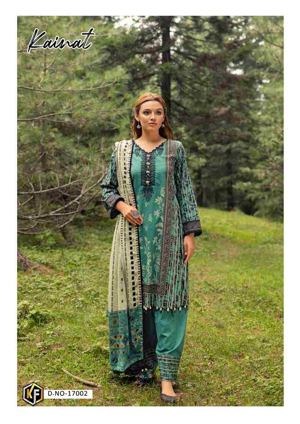 Kainat Vol-17 By Keval Fab 17001 To 17006 Series Beautiful Suits Colorful Stylish Fancy Casual Wear & Ethnic Wear Pure Lawn Cotton Dresses At Wholesale Price