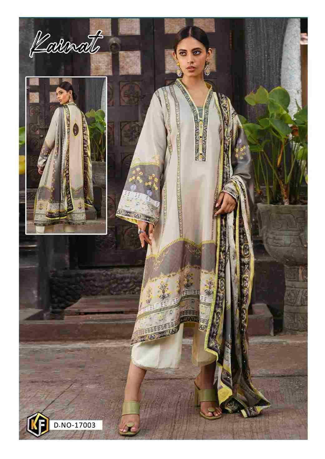 Kainat Vol-17 By Keval Fab 17001 To 17006 Series Beautiful Suits Colorful Stylish Fancy Casual Wear & Ethnic Wear Pure Lawn Cotton Dresses At Wholesale Price