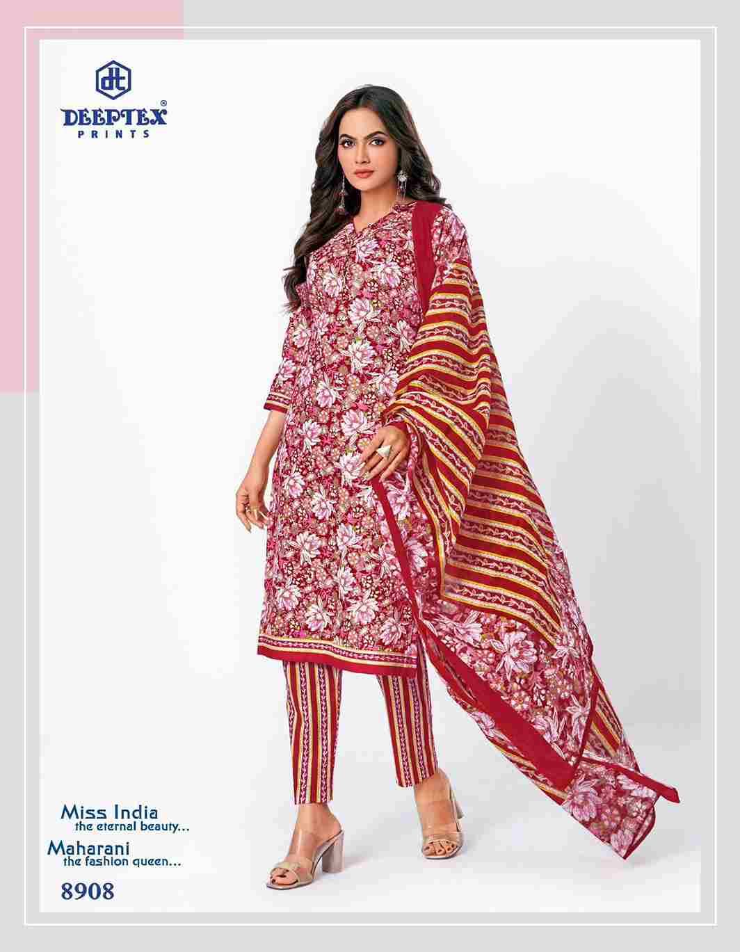 Miss India Vol-89 By Deeptex Prints 8901 To 8916 Series Beautiful Festive Suits Stylish Fancy Colorful Casual Wear & Ethnic Wear Cotton Print Dresses At Wholesale Price