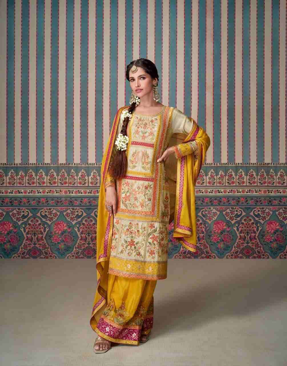 Kasturi By Sayuri 5715 To 5716 Series Designer Sharara Suits Beautiful Fancy Colorful Stylish Party Wear & Occasional Wear Silk Dresses At Wholesale Price