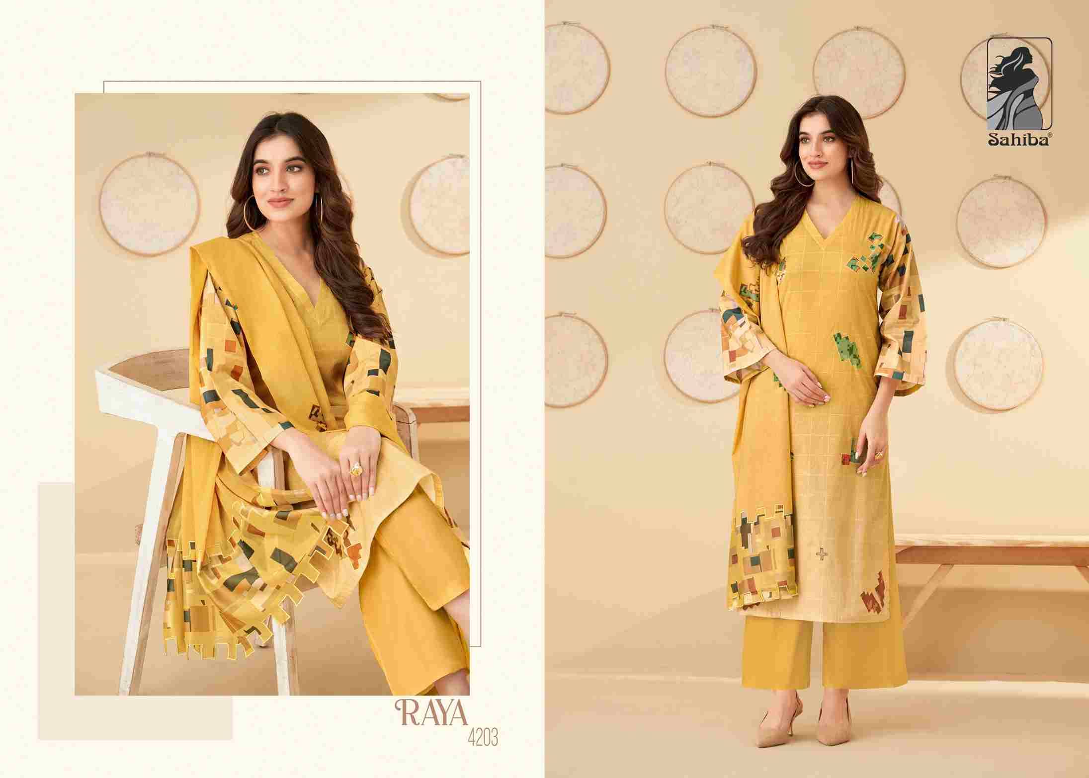 Raya By Sahiba Fabrics Beautiful Festive Suits Colorful Stylish Fancy Casual Wear & Ethnic Wear Pure Cotton Lawn Dresses At Wholesale Price