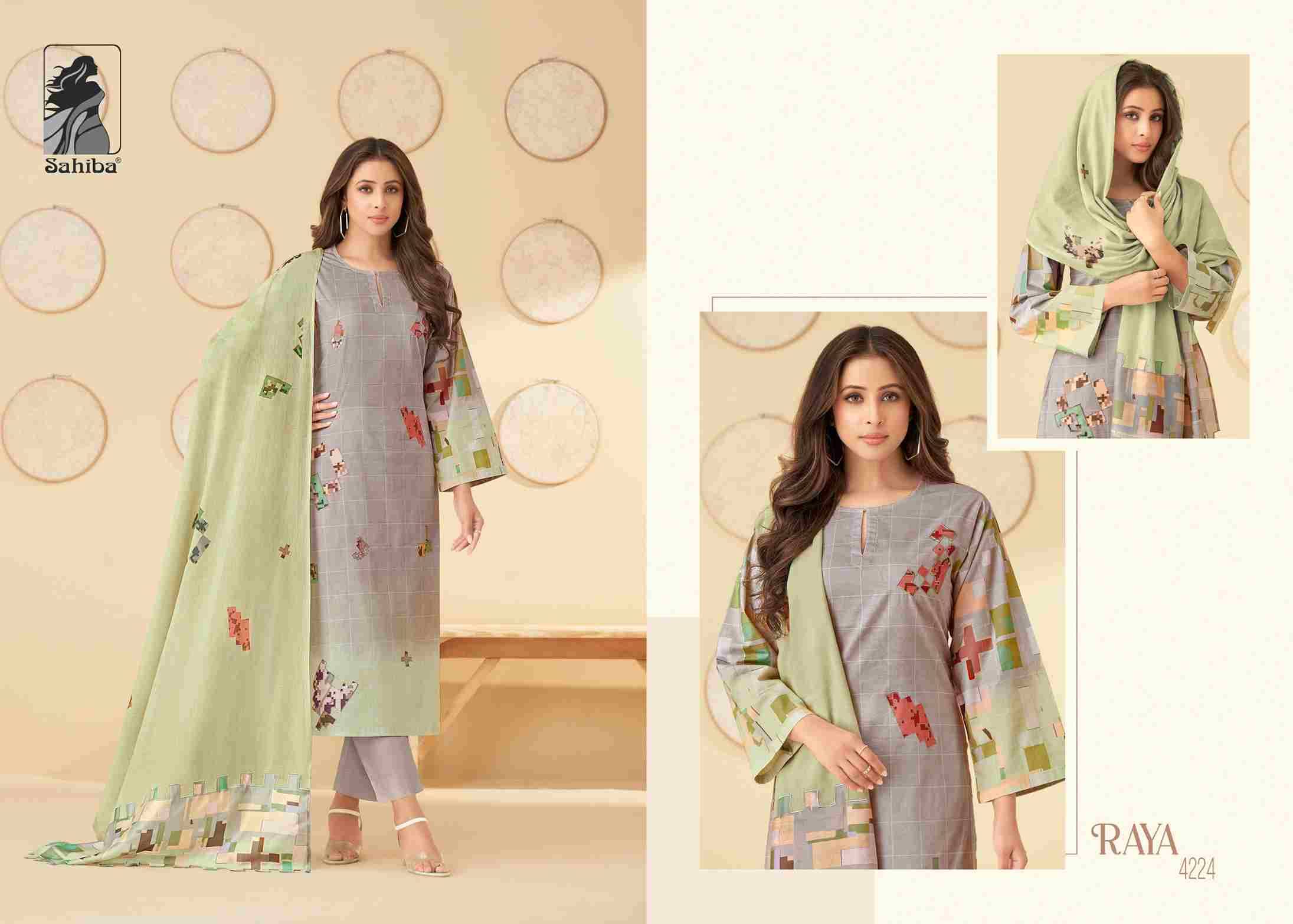 Raya By Sahiba Fabrics Beautiful Festive Suits Colorful Stylish Fancy Casual Wear & Ethnic Wear Pure Cotton Lawn Dresses At Wholesale Price