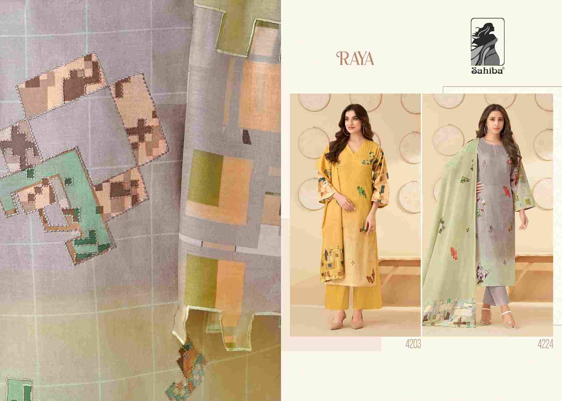 Raya By Sahiba Fabrics Beautiful Festive Suits Colorful Stylish Fancy Casual Wear & Ethnic Wear Pure Cotton Lawn Dresses At Wholesale Price