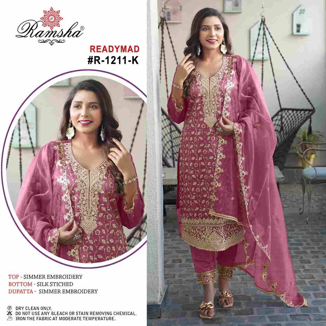 Ramsha 1211 Colours Vol-3 By Ramsha 1211-I To 1211-L Series Beautiful Pakistani Suits Colorful Stylish Fancy Casual Wear & Ethnic Wear Simmer Dresses At Wholesale Price