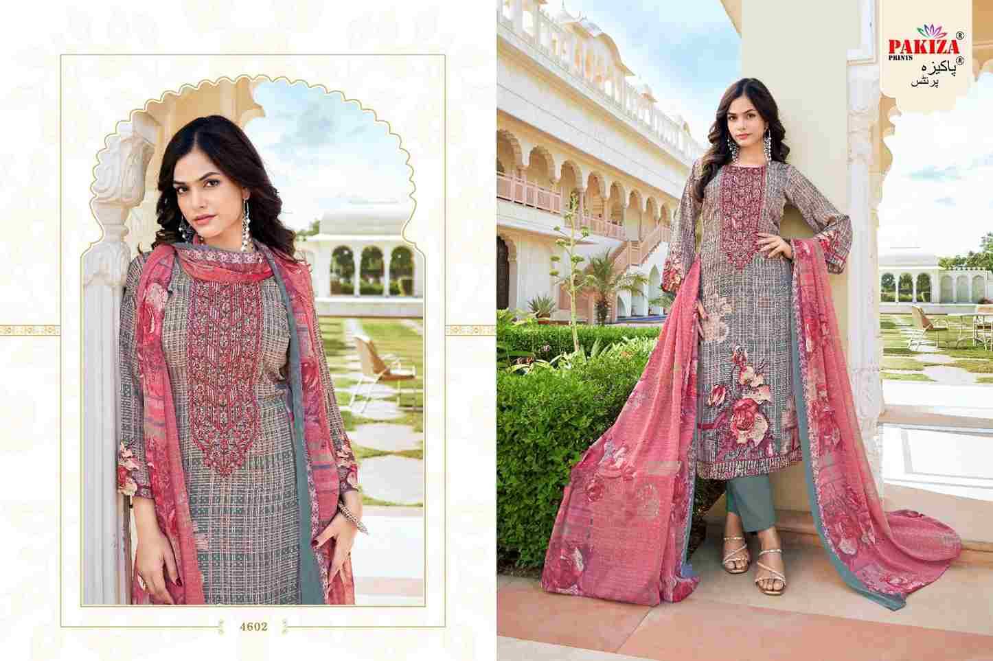 Arwah Vol-46 By Pakiza Prints 4601 To 4610 Series Beautiful Festive Suits Stylish Fancy Colorful Party Wear & Occasional Wear Royal Crepe Dresses At Wholesale Price