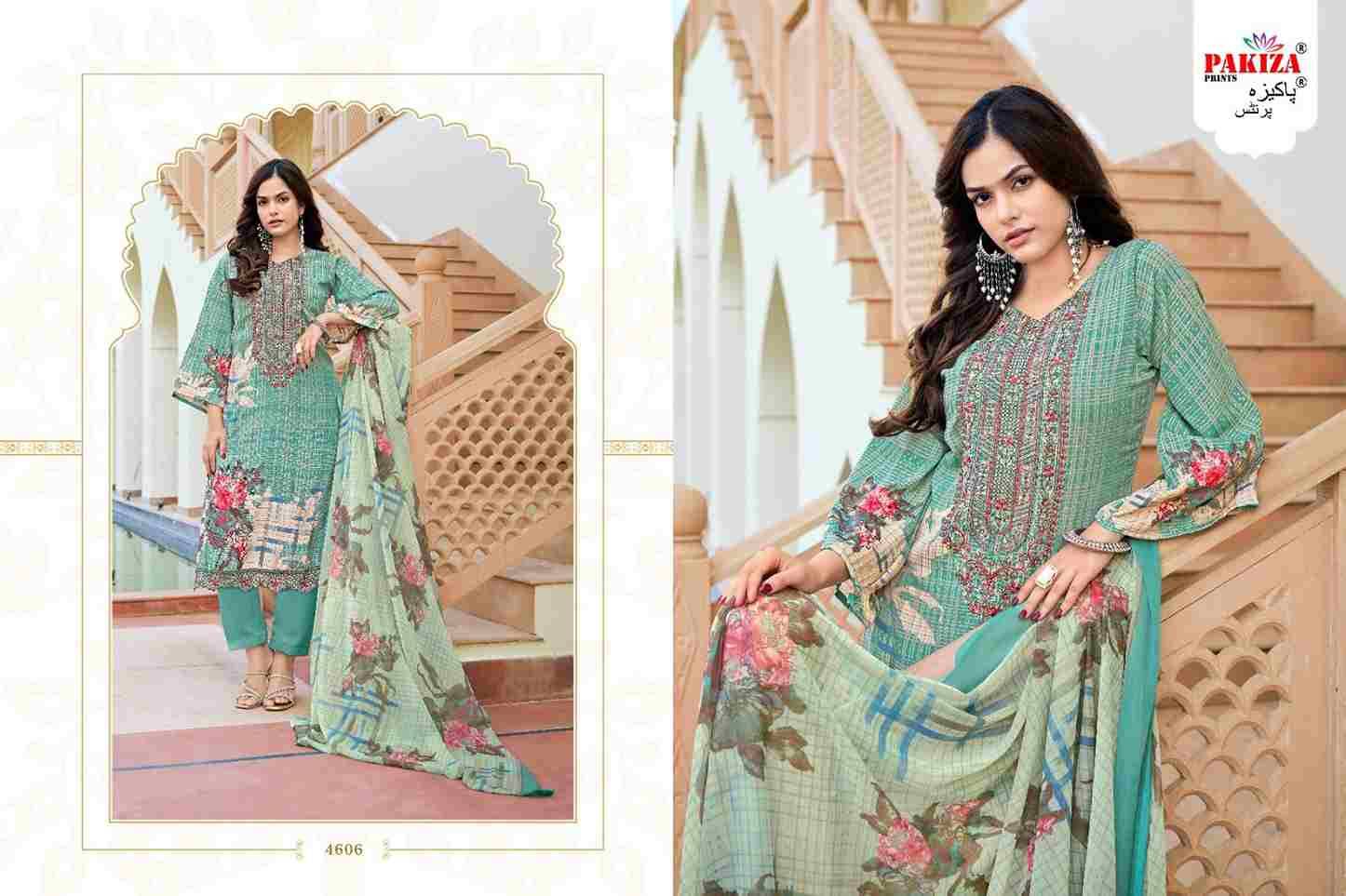 Arwah Vol-46 By Pakiza Prints 4601 To 4610 Series Beautiful Festive Suits Stylish Fancy Colorful Party Wear & Occasional Wear Royal Crepe Dresses At Wholesale Price