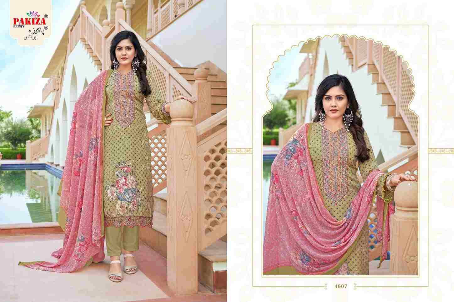 Arwah Vol-46 By Pakiza Prints 4601 To 4610 Series Beautiful Festive Suits Stylish Fancy Colorful Party Wear & Occasional Wear Royal Crepe Dresses At Wholesale Price