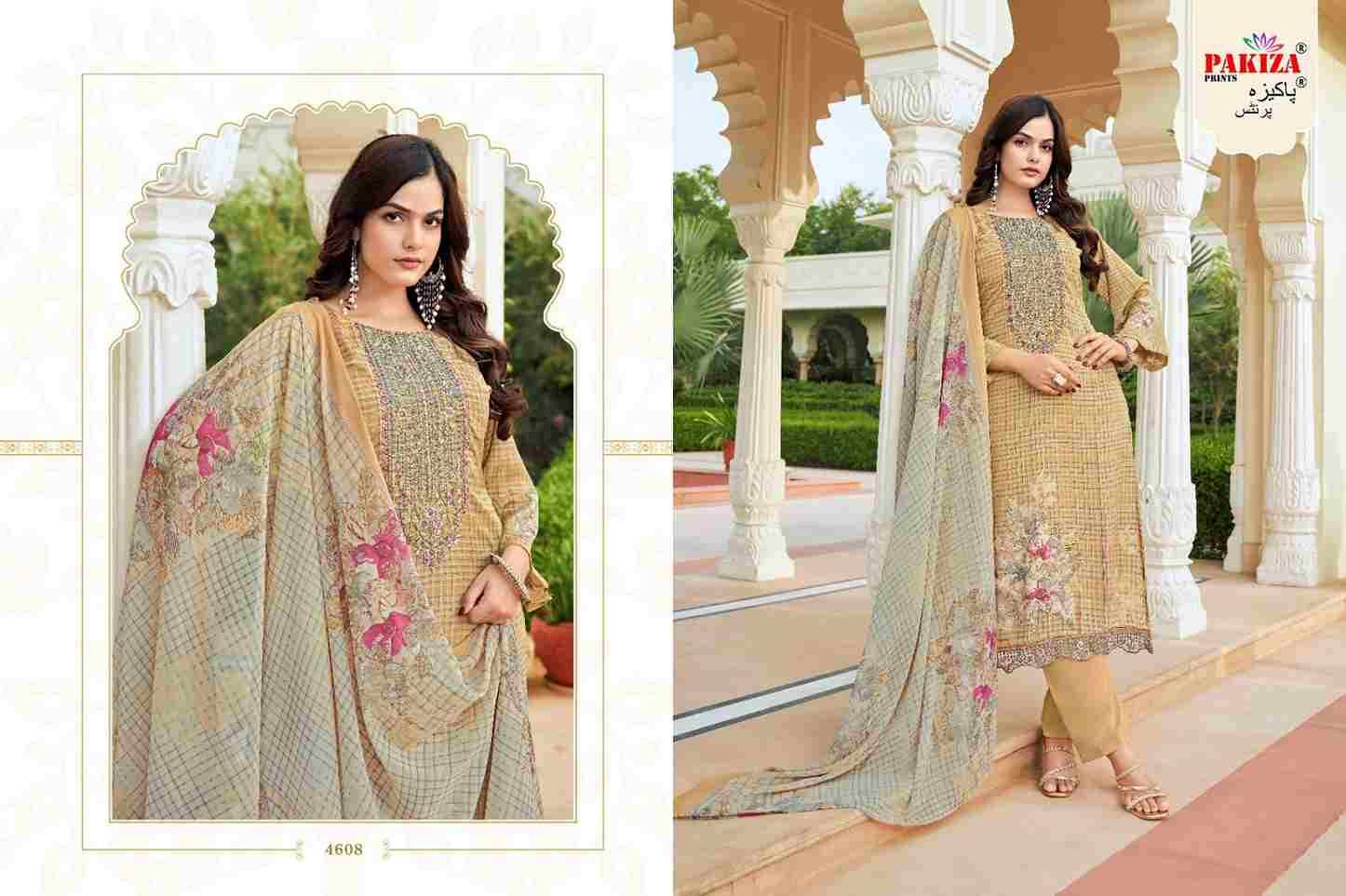 Arwah Vol-46 By Pakiza Prints 4601 To 4610 Series Beautiful Festive Suits Stylish Fancy Colorful Party Wear & Occasional Wear Royal Crepe Dresses At Wholesale Price