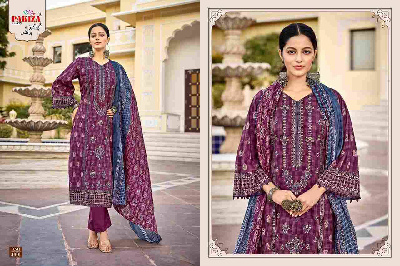 Bin Saeed Vol-48 By Pakiza Prints 4801 To 4810 Series Beautiful Festive Suits Stylish Fancy Colorful Party Wear & Occasional Wear Lawn Cotton Dresses At Wholesale Price