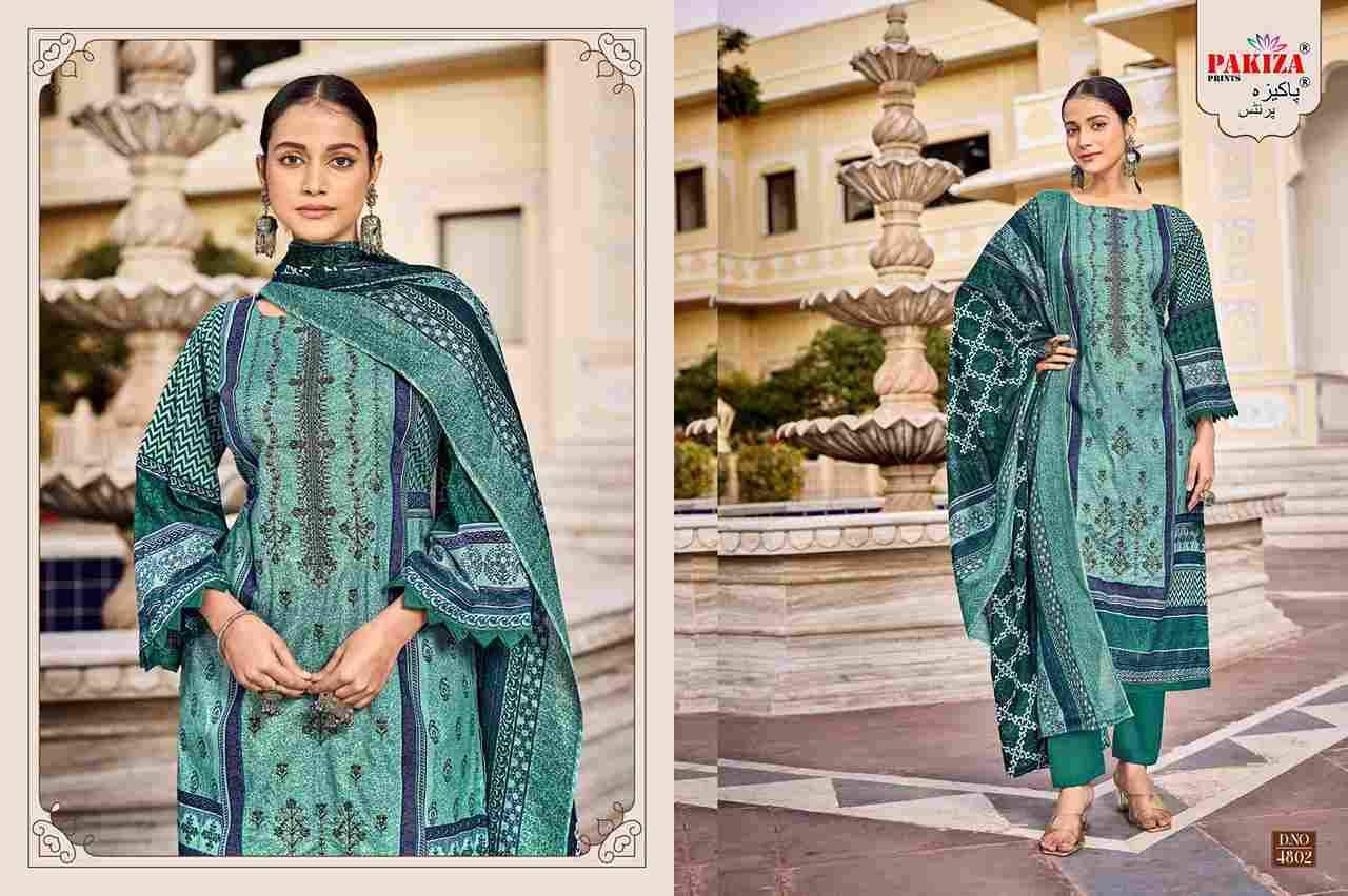 Bin Saeed Vol-48 By Pakiza Prints 4801 To 4810 Series Beautiful Festive Suits Stylish Fancy Colorful Party Wear & Occasional Wear Lawn Cotton Dresses At Wholesale Price