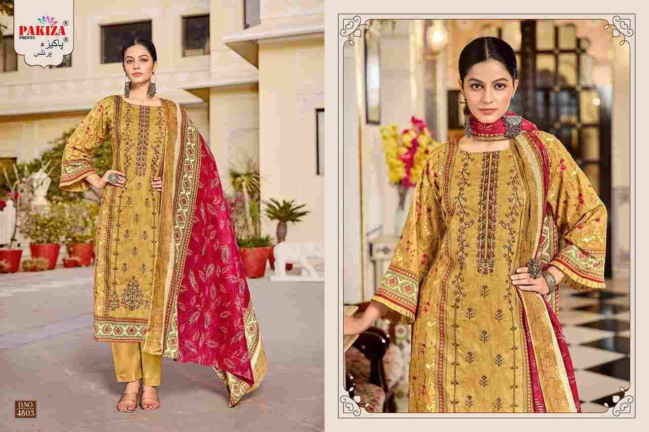 Bin Saeed Vol-48 By Pakiza Prints 4801 To 4810 Series Beautiful Festive Suits Stylish Fancy Colorful Party Wear & Occasional Wear Lawn Cotton Dresses At Wholesale Price