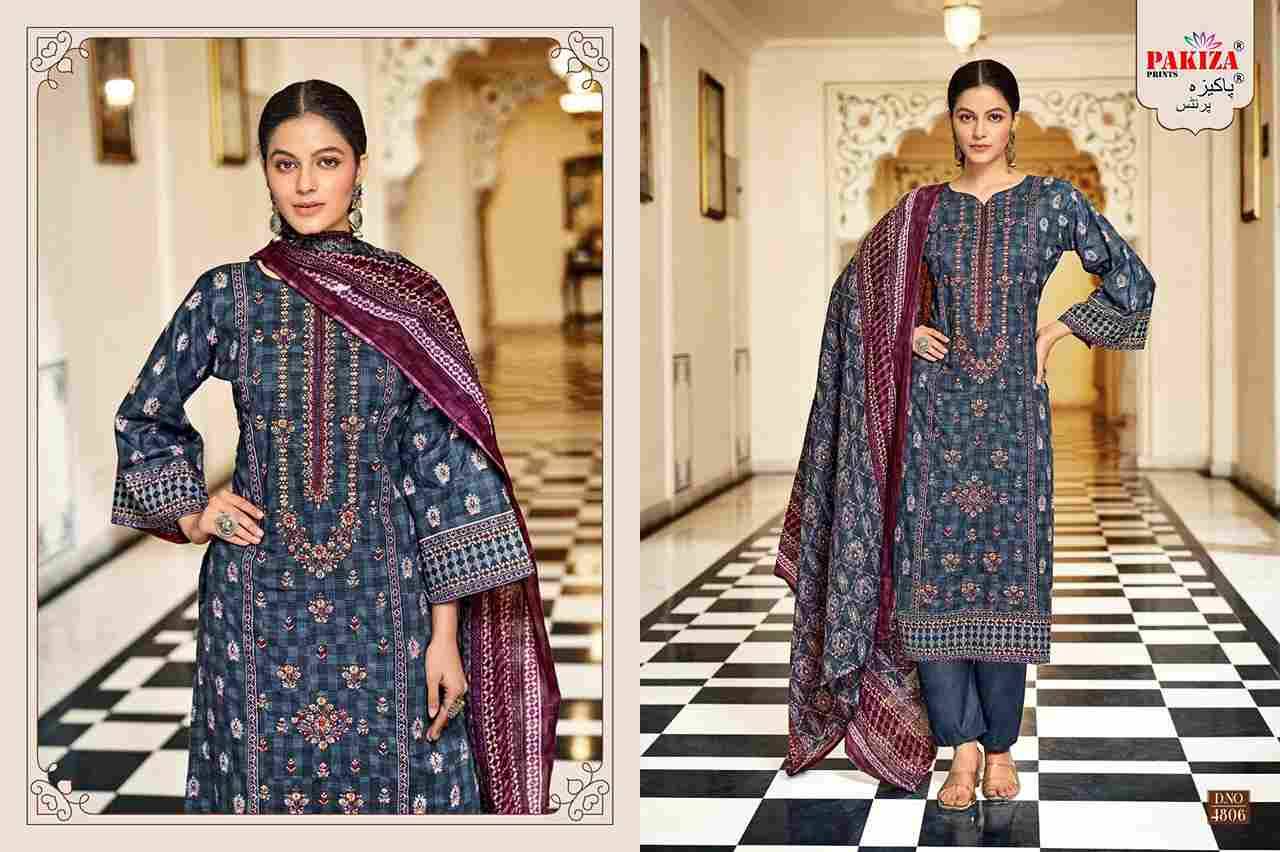 Bin Saeed Vol-48 By Pakiza Prints 4801 To 4810 Series Beautiful Festive Suits Stylish Fancy Colorful Party Wear & Occasional Wear Lawn Cotton Dresses At Wholesale Price