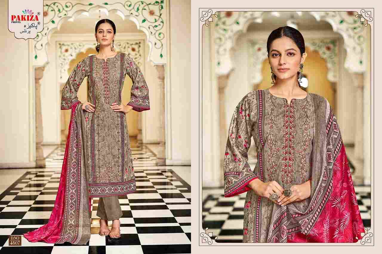 Bin Saeed Vol-48 By Pakiza Prints 4801 To 4810 Series Beautiful Festive Suits Stylish Fancy Colorful Party Wear & Occasional Wear Lawn Cotton Dresses At Wholesale Price