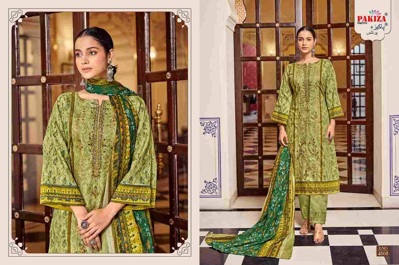 Bin Saeed Vol-48 By Pakiza Prints 4801 To 4810 Series Beautiful Festive Suits Stylish Fancy Colorful Party Wear & Occasional Wear Lawn Cotton Dresses At Wholesale Price