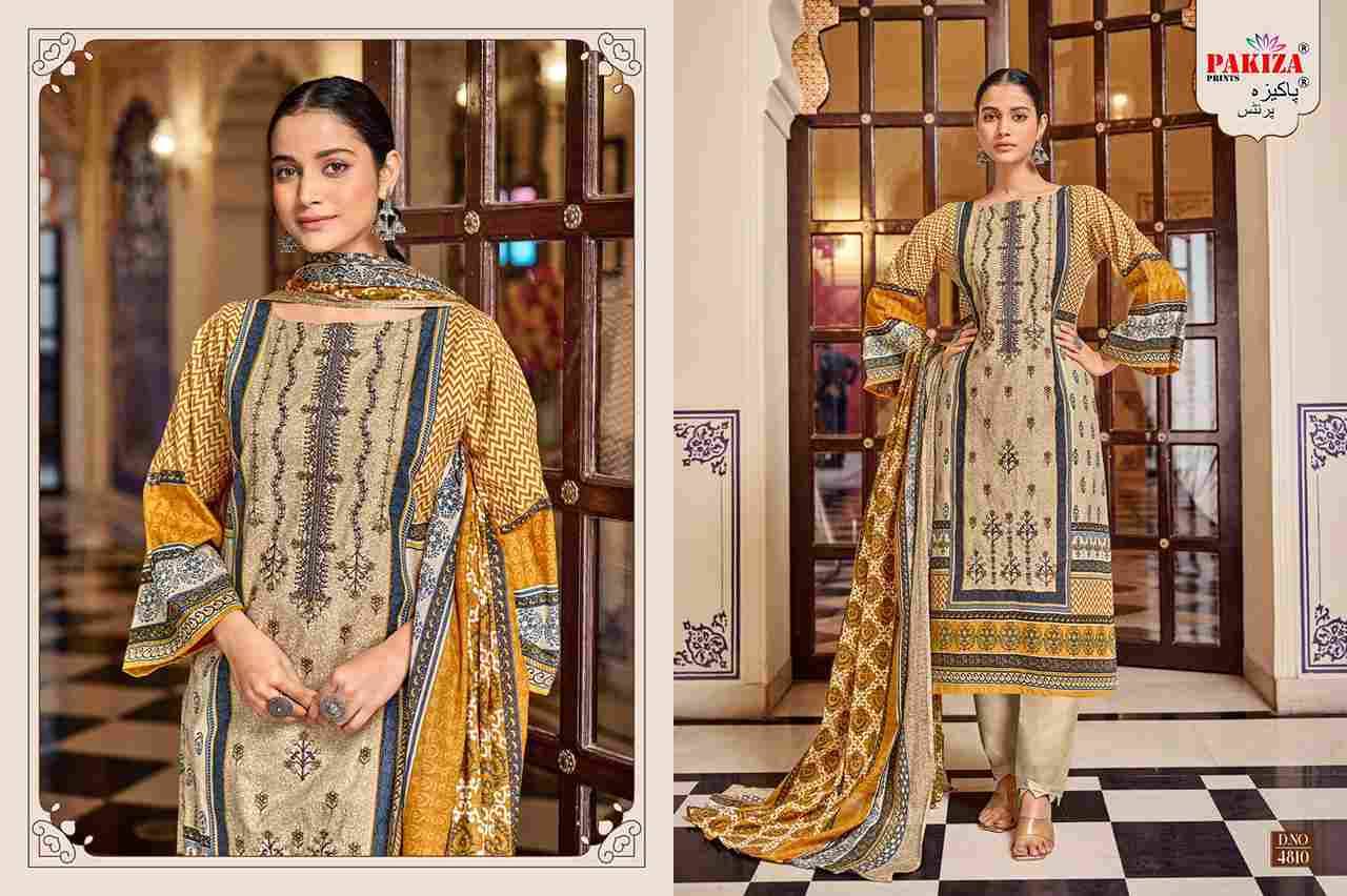 Bin Saeed Vol-48 By Pakiza Prints 4801 To 4810 Series Beautiful Festive Suits Stylish Fancy Colorful Party Wear & Occasional Wear Lawn Cotton Dresses At Wholesale Price