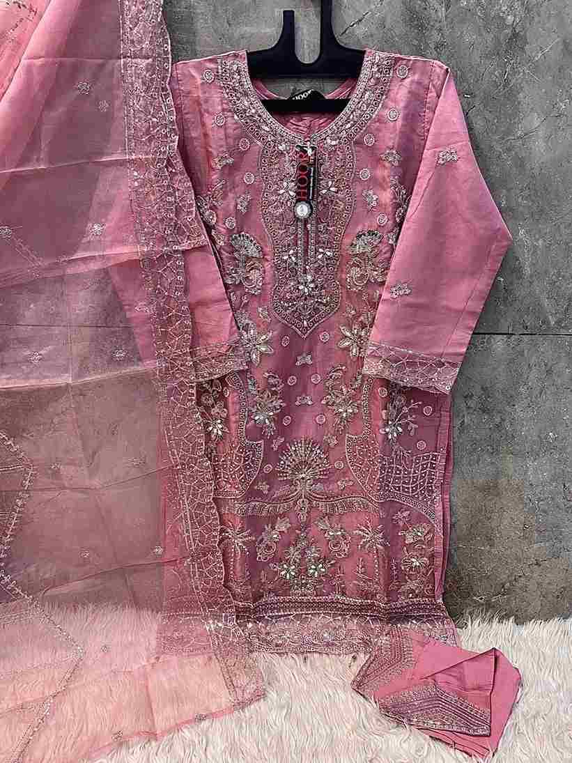 Hoor Tex Hit Design HF-63 Colours By Hoor Tex HF-63-A To HF-63-D Series Designer Festive Pakistani Suits Collection Beautiful Stylish Fancy Colorful Party Wear & Occasional Wear Heavy Organza With Embroidered Dresses At Wholesale Price