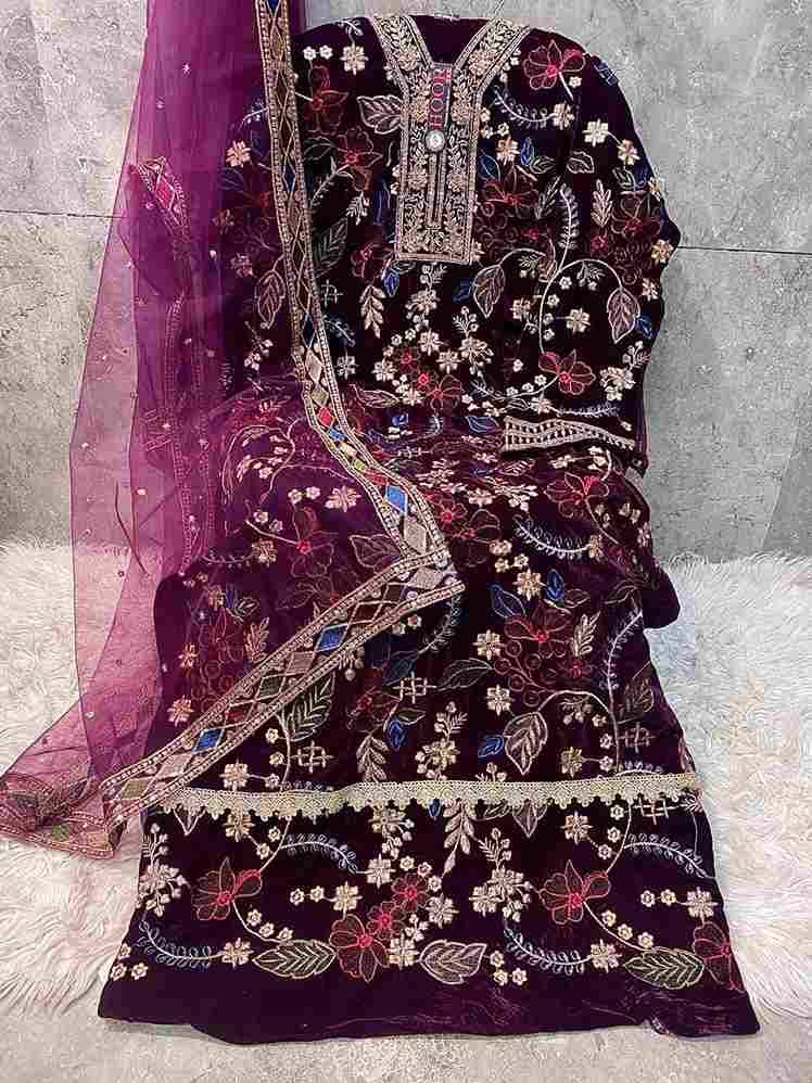 Hoor Tex Hit Design H-343 Colours By Hoor Tex H-343-A To H-343-D Series Designer Festive Pakistani Suits Collection Beautiful Stylish Fancy Colorful Party Wear & Occasional Wear Heavy Velvet With Embroidered Dresses At Wholesale Price