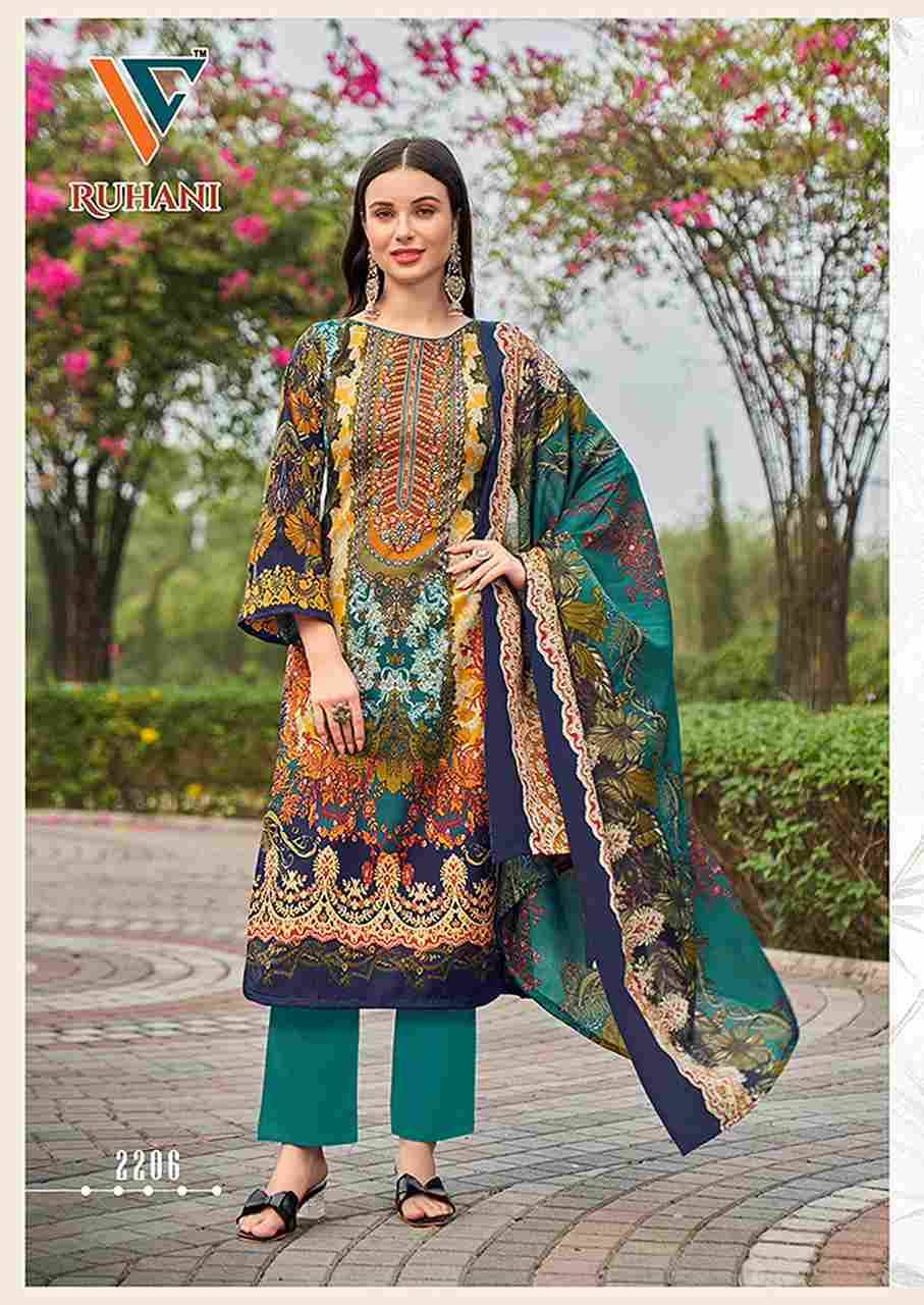 Ruhani Vol-22 By Vandana Fashion 2201 To 2208 Series Beautiful Festive Suits Stylish Fancy Colorful Casual Wear & Ethnic Wear Cotton Print Dresses At Wholesale Price