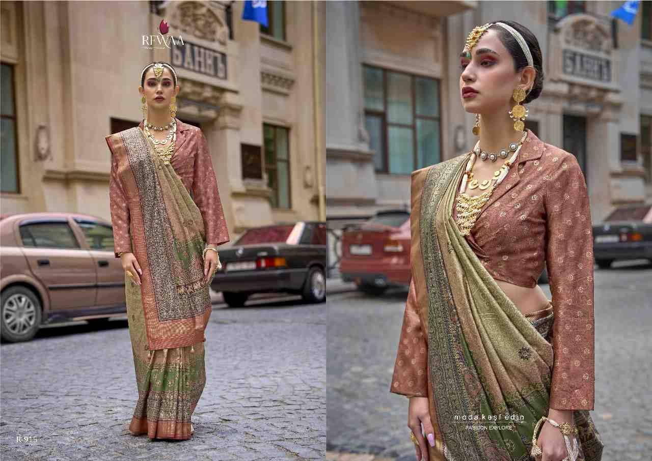 Rome By Rewaa 912 To 920 Series Indian Traditional Wear Collection Beautiful Stylish Fancy Colorful Party Wear & Occasional Wear Vichitra Silk Sarees At Wholesale Price