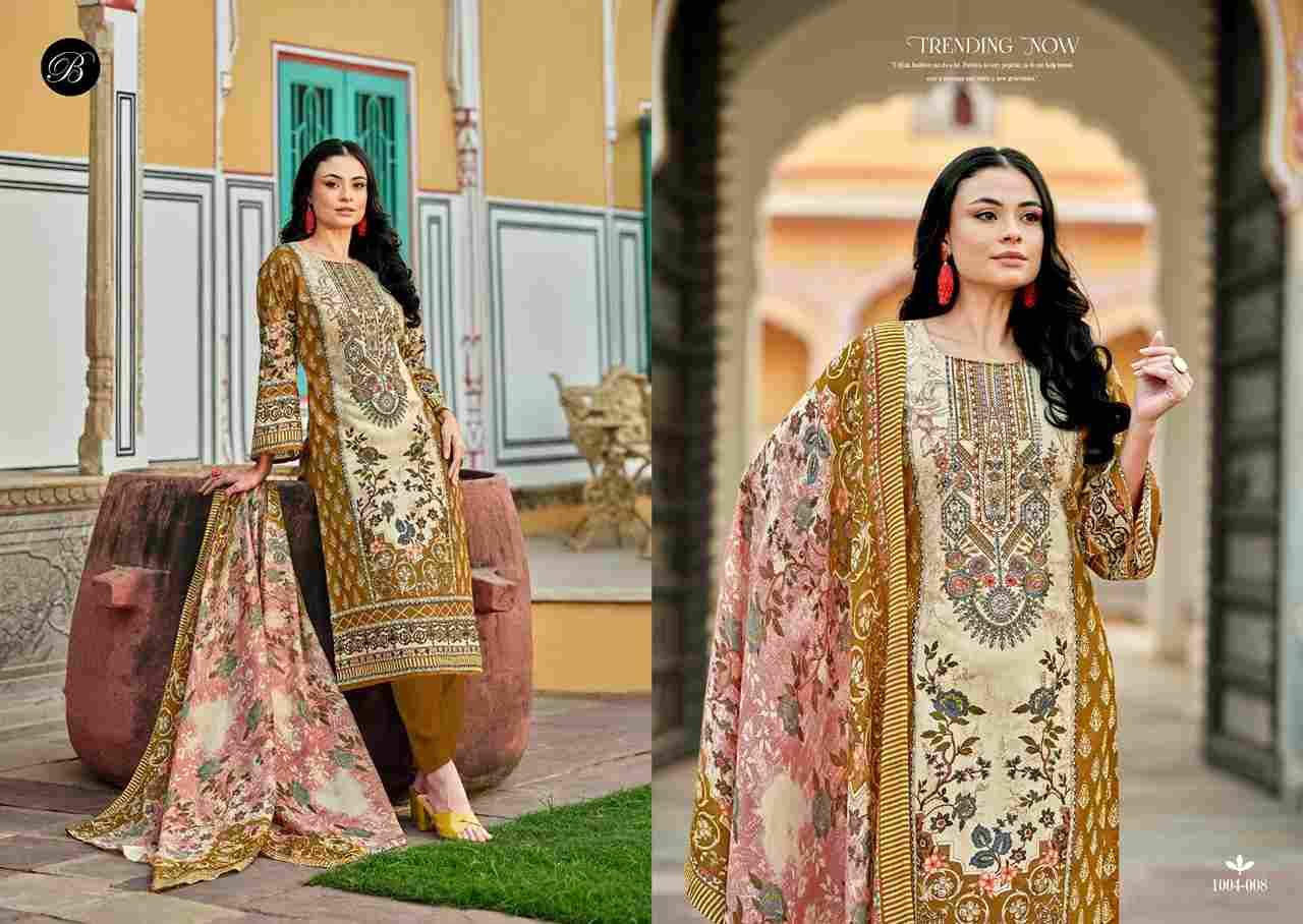 Naira Vol-83 By Belliza 1004-001 To 1004-008 Series Beautiful Festive Suits Stylish Fancy Colorful Casual Wear & Ethnic Wear Pure Cotton Print Dresses At Wholesale Price