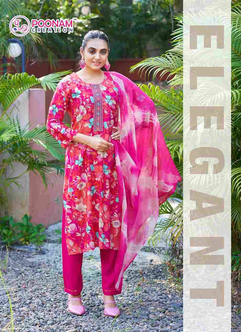 Apsara Vol-3 By Poonam Creation 3001 To 3008 Series Beautiful Festive Suits Colorful Stylish Fancy Casual Wear & Ethnic Wear Rayon Foil Dresses At Wholesale Price