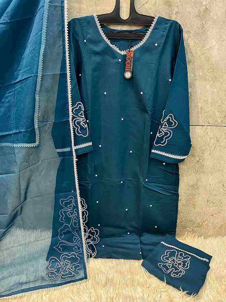 Hoor Tex Hit Design HF-77 Colours By Hoor Tex HF-77-A To HF-77-D Series Designer Festive Pakistani Suits Collection Beautiful Stylish Fancy Colorful Party Wear & Occasional Wear Viscose With Embroidered Dresses At Wholesale Price