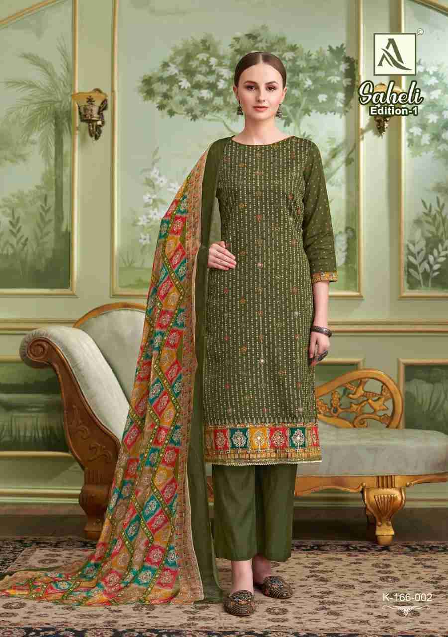 Saheli Vol-1 By Alok Suit 166-001 To 166-004 Series Beautiful Festive Suits Stylish Fancy Colorful Casual Wear & Ethnic Wear Pure Jam Print Dresses At Wholesale Price