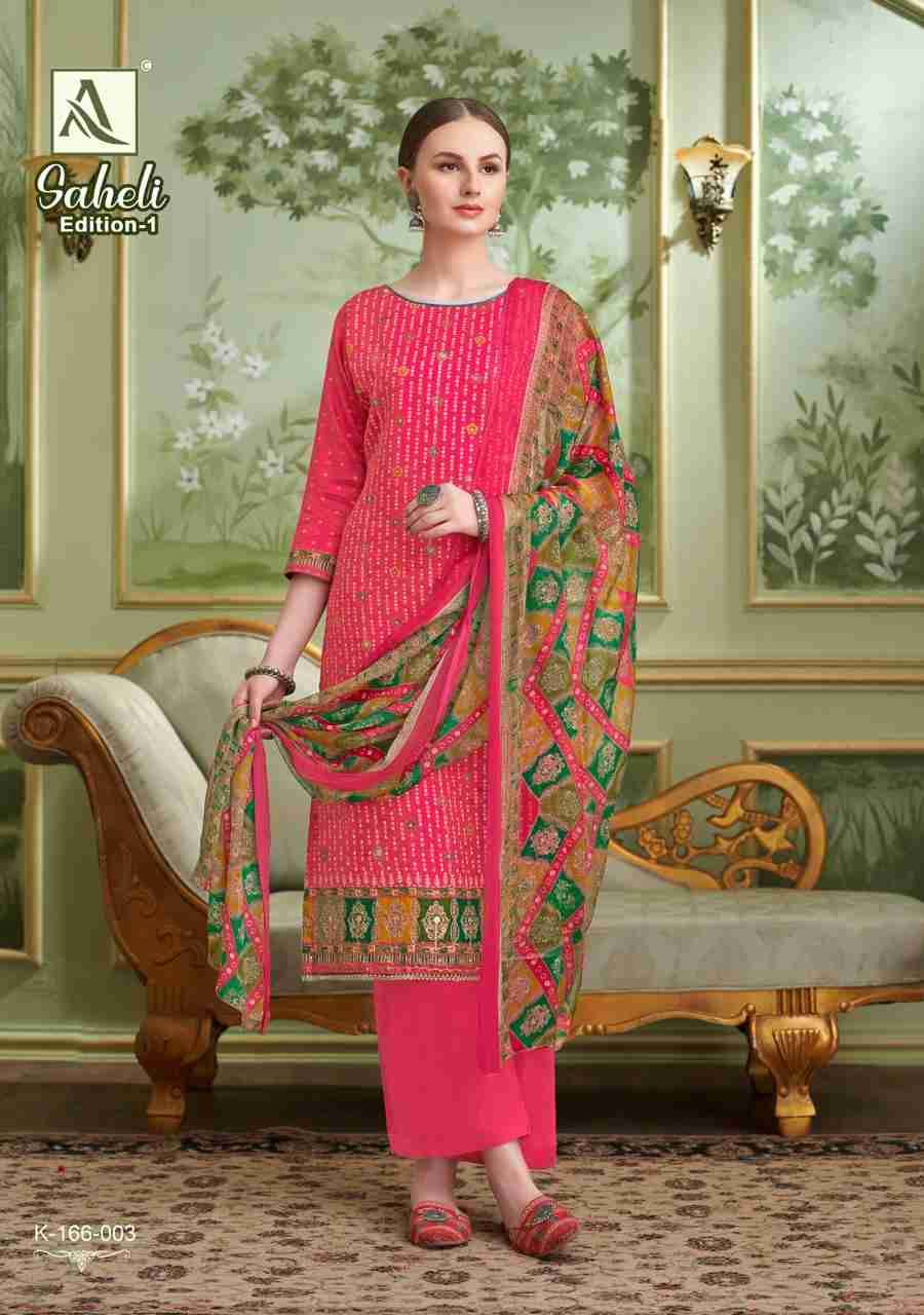 Saheli Vol-1 By Alok Suit 166-001 To 166-004 Series Beautiful Festive Suits Stylish Fancy Colorful Casual Wear & Ethnic Wear Pure Jam Print Dresses At Wholesale Price