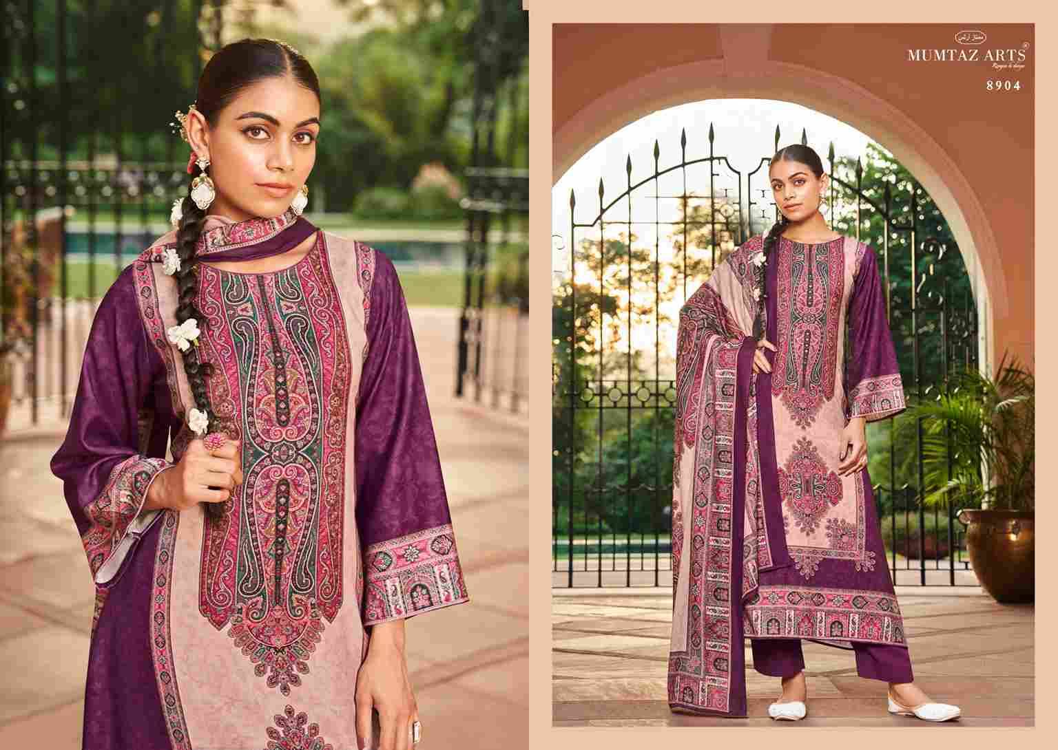 Shringar By Mumtaz Arts 8901 To 8906 Series Beautiful Festive Suits Colorful Stylish Fancy Casual Wear & Ethnic Wear Pure Viscose Pashmina Print Dresses At Wholesale Price